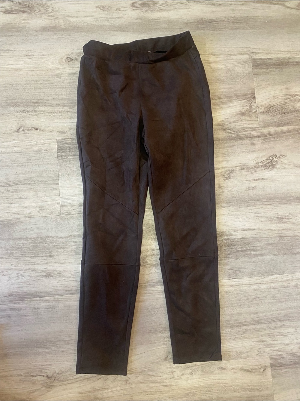 Philosophy Brown Faux Suede Pants